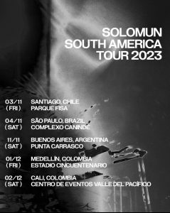 Solomun regresa a Sudamérica