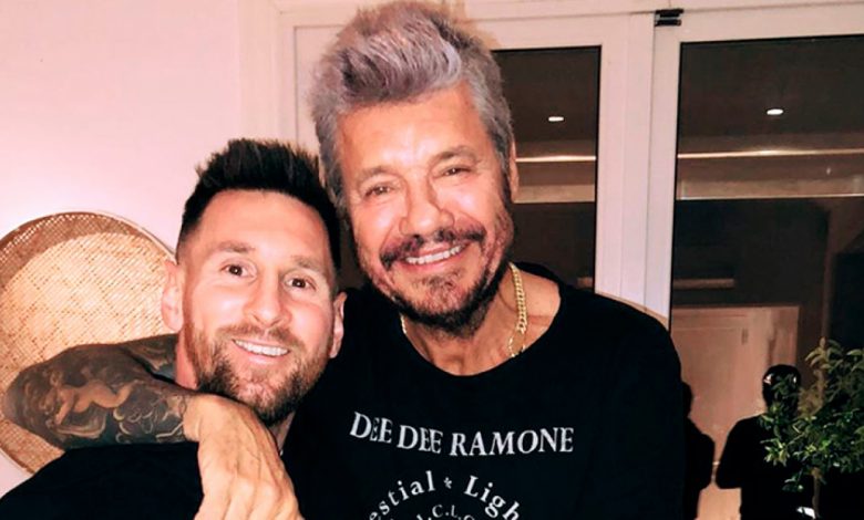 Messi y Marcelo Tinelli