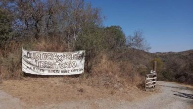 Buscan desalojar a la comunidad comechingona Pluma Blanca