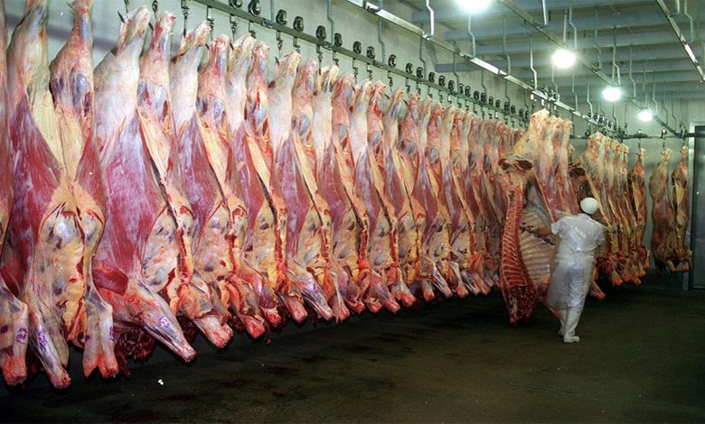 La carne mantuvo su precio en julio