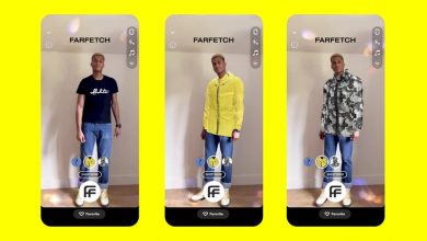 Snapchat habilitó filtros para prueba de ropa