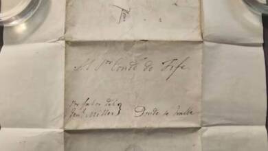 Descubrieron una carta de José de San Martín durante su exilio en Europa
