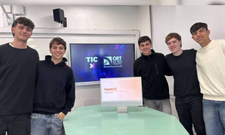 Jóvenes argentinos crearon una app que traduce lengua de señas