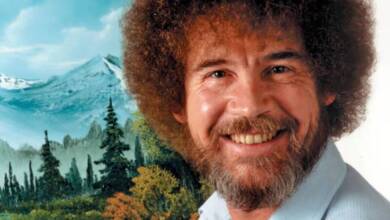 Subastan pinturas de Bob Ross para financiar la TV pública de Estados Unidos