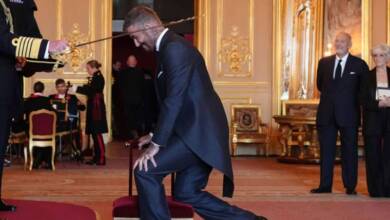 David Beckham fue distinguido como caballero en Inglaterra