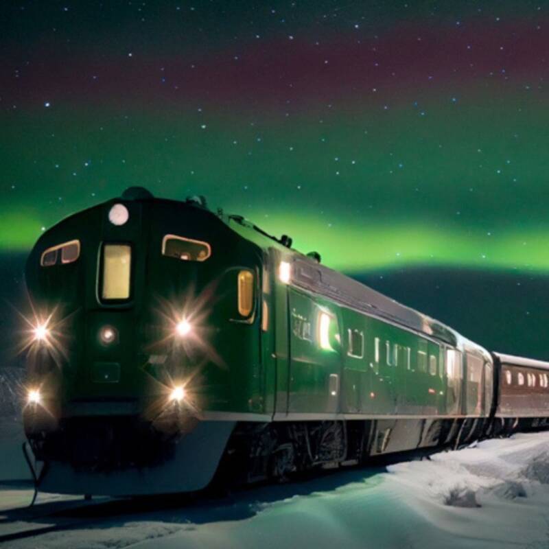 Noruega lanzará el primer tren nocturno panorámico del mundo para observar auroras boreales