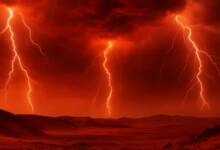 Detectaron rayos en Marte