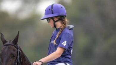 Una argentina creó un protector cervical para jugar al polo