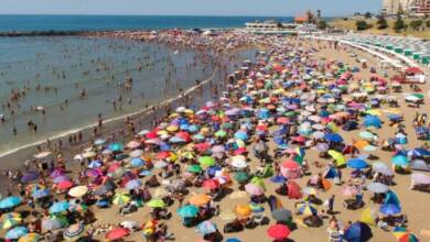 Una ciudad argentina alcanzó un récord de temperatura del mar
